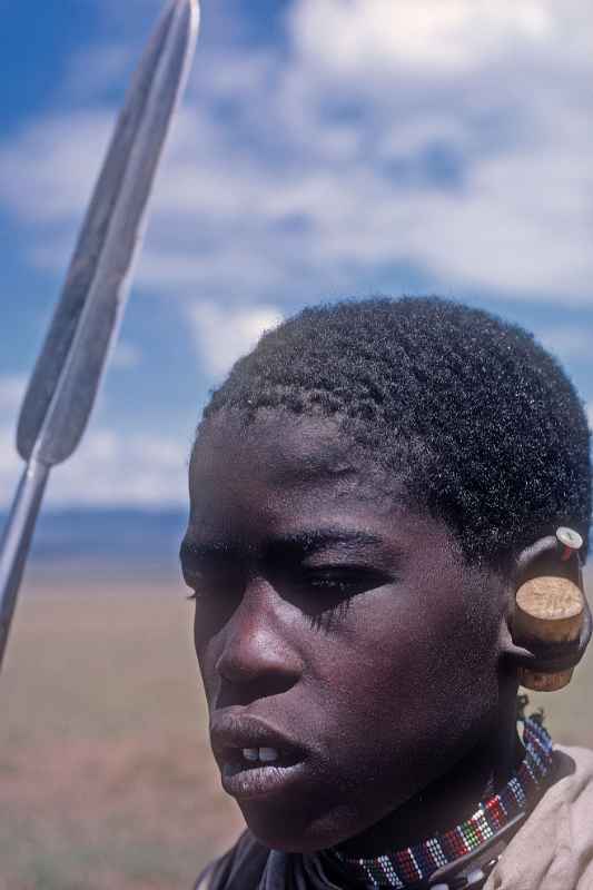 Maasai herd boy