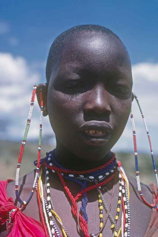 Young Maasai woman