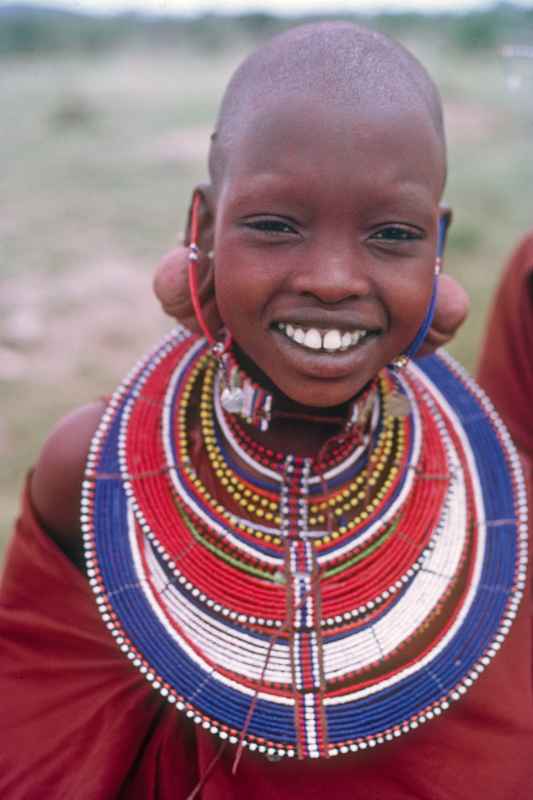 Maasai girl, Loita Plains