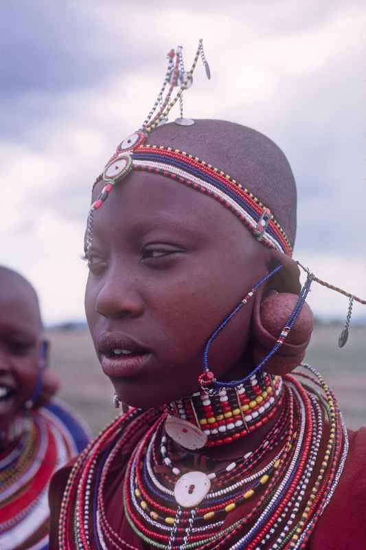 Maasai girl, Loita Plains