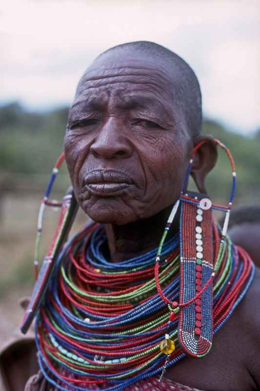 Elderly Samburu woman