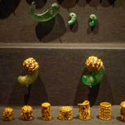 Golden and jade ornaments
