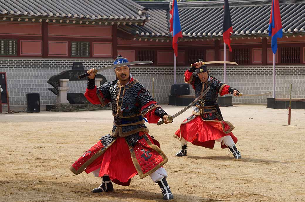 Korean swordsmanship demonstration