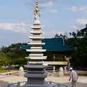 Seven storied stone pagoda