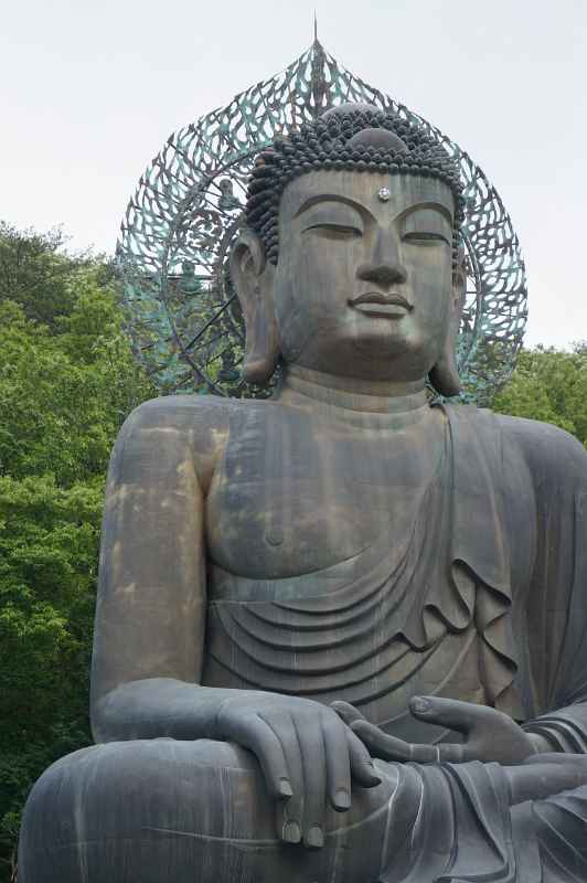 Seated bronze Buddha