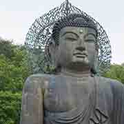 Seated bronze Buddha