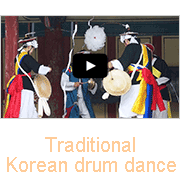 Traditional Korean drum dance