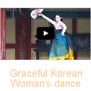 Graceful Korean Woman’s dance