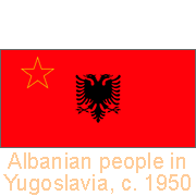 Albanian people in Yugoslavia, c. 1950