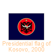 Presidential flag of Kosovo, 2000