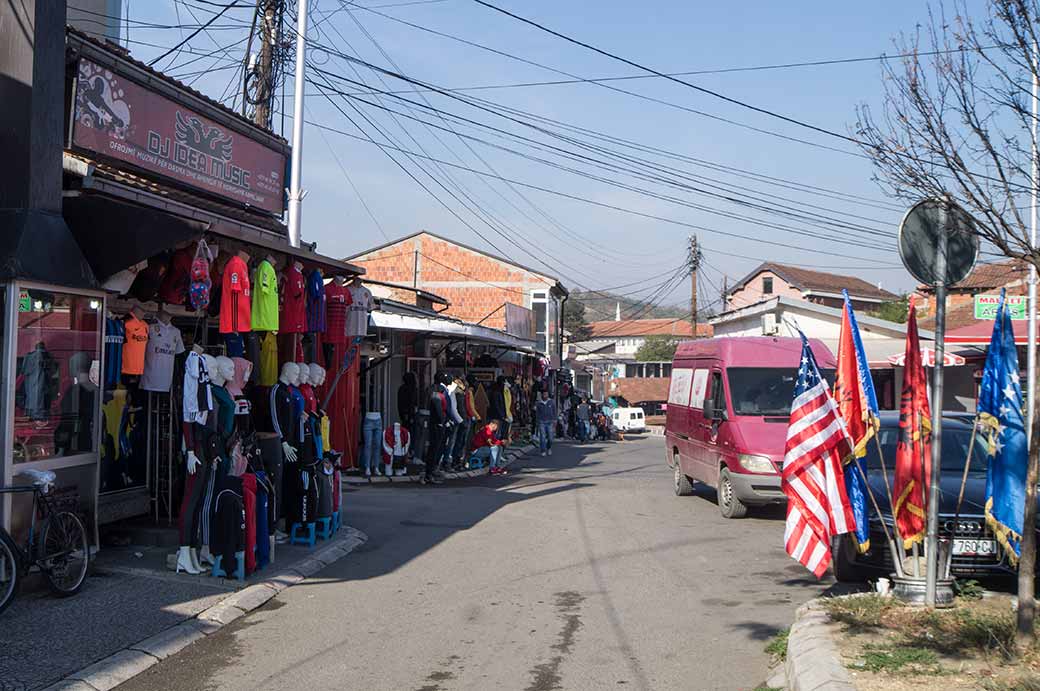 Shops along Rruga Abedin Terbashi