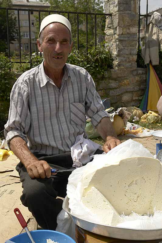 Selling sheep cheese