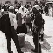 Albanians on the market in Peja