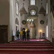 Men praying, Sinan Pasha Mosque