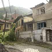 Ruined Serbian houses