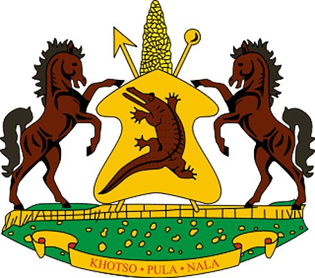 Lesotho Coat of Arms, 1966