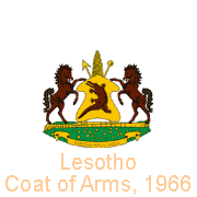 Lesotho Coat of Arms, 1966