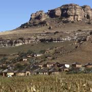 North Lesotho village
