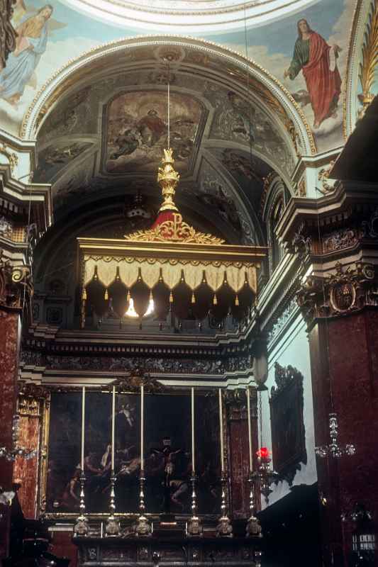 Interior St. Lawrence’s Church, Birgu