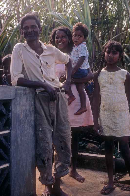 Indian family, Rivière des Anguilles