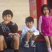 Three Chinese children