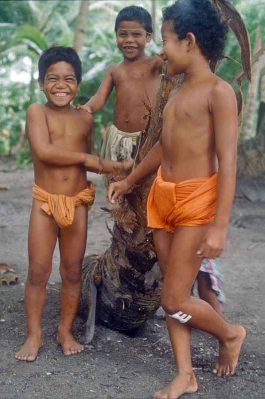 Three young boys in thu