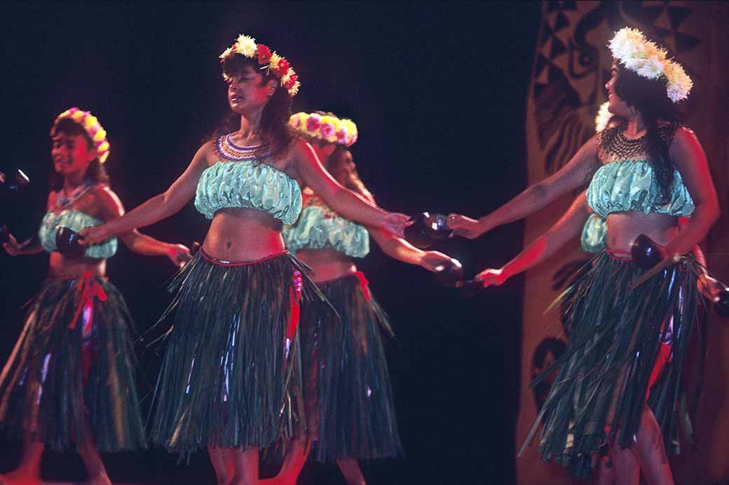 Dance by Micronesian girls from Saipan