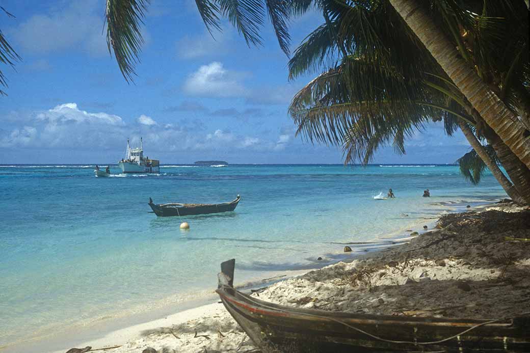 Pulap atoll lagoon