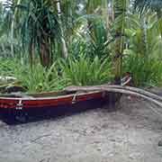 Canoe on the beach