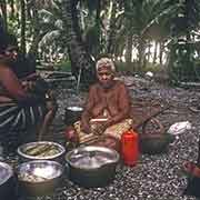Women, preparing food