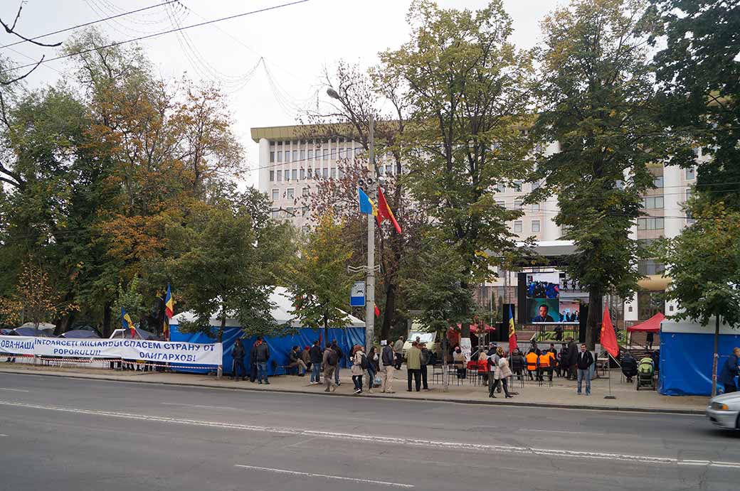 Protest speeches, Chișinău