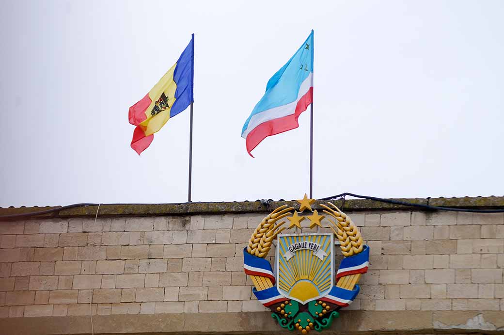 Moldovan and Gagauz flags