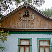 Wooden façade, Comrat