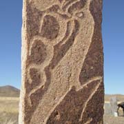 Deer stones carving