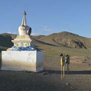 Stupa at temple ruin