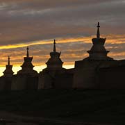 Sunset at Erdene Zuu