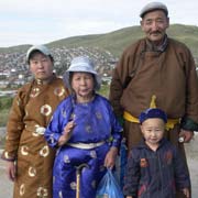 Mongolian family