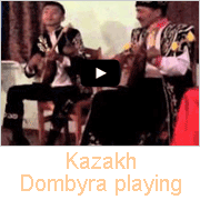Kazakh Dombyra playing