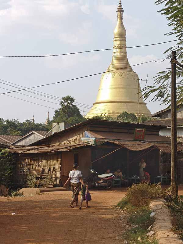 Mahazedi, great stupa