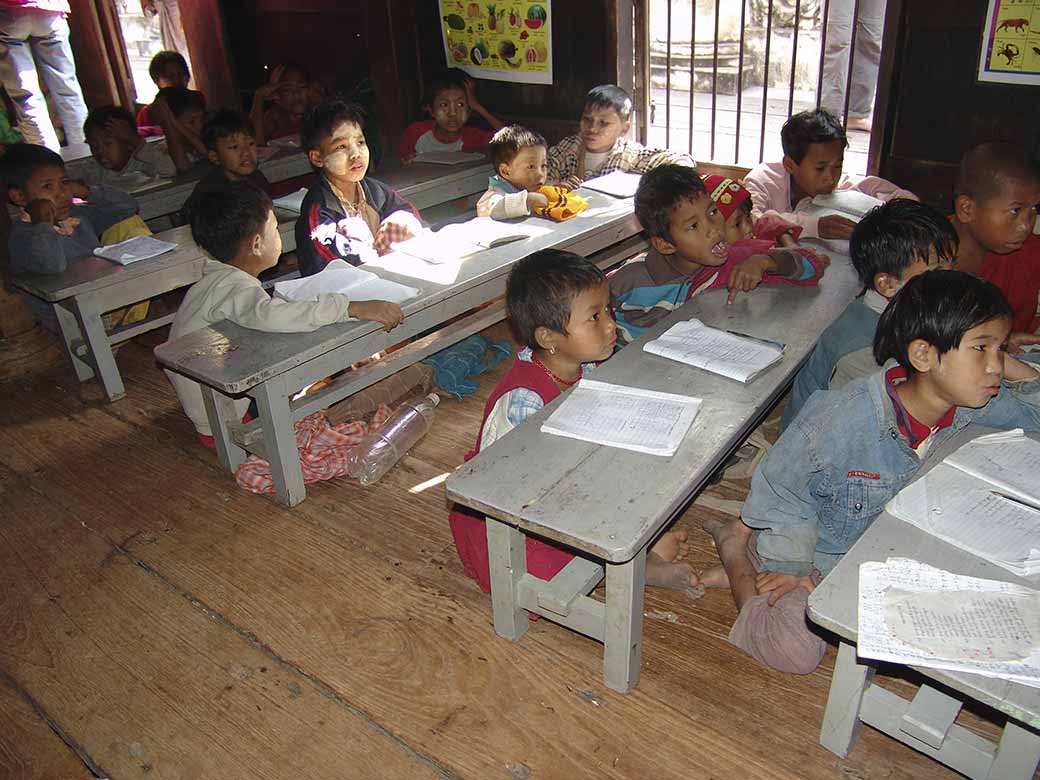 Children in class