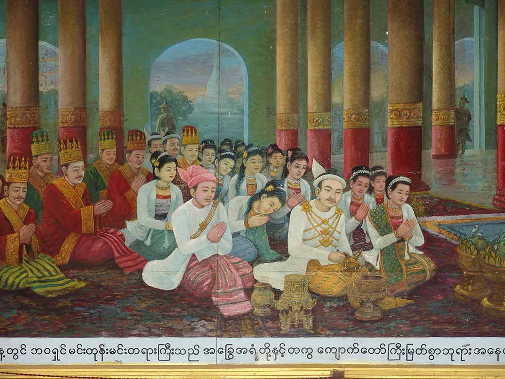 Painting of ceremony