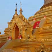 Golden stupa base