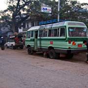 Bus stop in Thazi