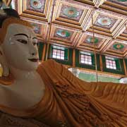 Buddha and ceiling