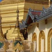 Stupas and a shrine