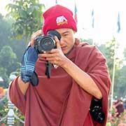 Monk filming