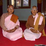 Two Buddhist nuns