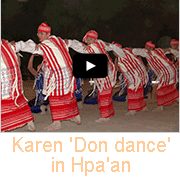 Karen “Don dance” in Hpa'an