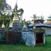 Temple and stupas