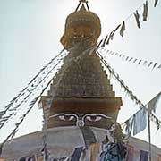 Boudhanath stupa, eyes of Buddha